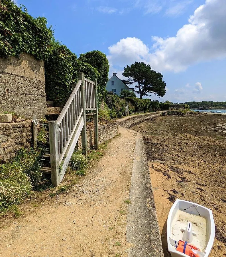 度假居 Vieux Passage, Maison Avec Cour Privee A 150 M Du Port Et De La Plage 普卢伊内克