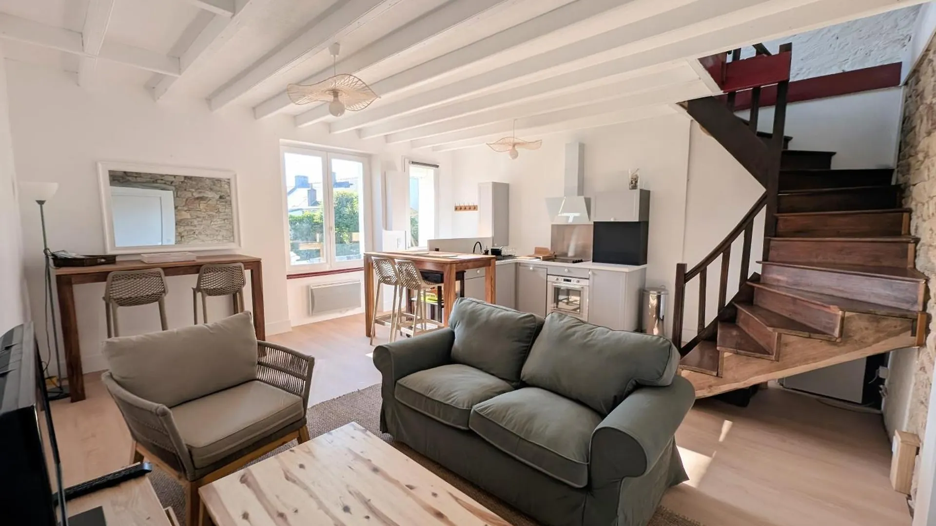 Vieux Passage, Maison Avec Cour Privee A 150 M Du Port Et De La Plage 普卢伊内克 度假居